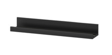 IKEA MOSSLANDA Bild Foto Leiste Schiene Regal schwarz, 55 cm, 22" BRANDNEU
