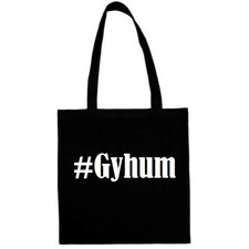 Tasche Beutel Baumwolltasche #Gyhum Hashtag Einkaufstasche Schulbeutel Turnbeute