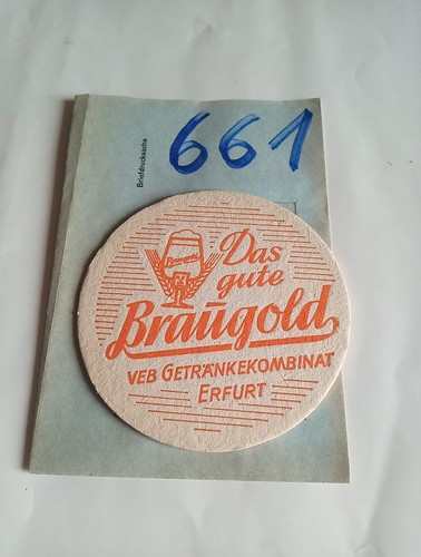 Stück ddr bierdeckel - ddr, veb