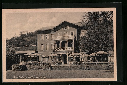 Ansichtskarte bad sulza - bad, i