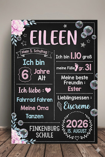 Einschulung 2026 poster - 2026,