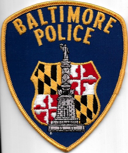 Baltimore police patch - baltimore,