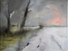 Winterlandschaft Ölgemälde