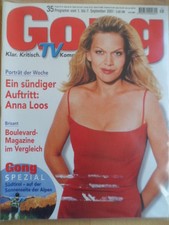 GONG 35 - 2001 Programm 1.- 7.9. Anna Loos Sonnenseite Alpen TV Serie Film