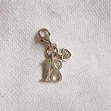 Thomas Sabo Glückszahl „18“ mit Herz mit Diamanten - SELTEN