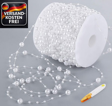 Perlengirlande weiß 60 m