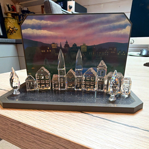 Swarovski silver crystal stadt - silver,