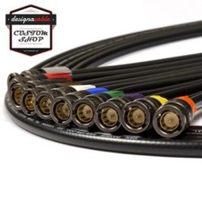 Van Damme 1080P HDTV, 3G, SDI Flexible Video Coax Kabel. Neutrik BNC