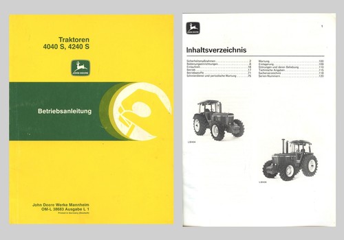 John deere traktor 4040 - deere,