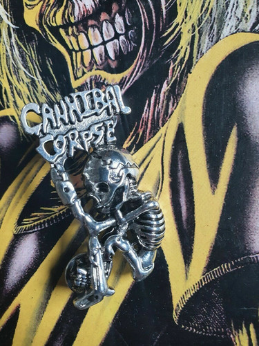Death metal pin - death, badge