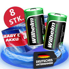 8x Akku Baby C Wilhelm