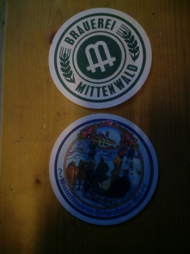 Bierdeckel mittenwalder - bierdeckel,