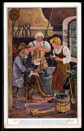 Künstler daniel jean - künstler-ak,