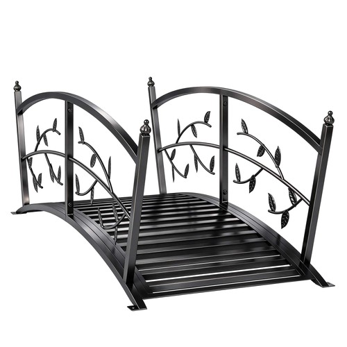 Metall gartenbrücke mit - 1,2,