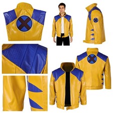 2025 Game Marvel Rivals Logan Wolverine Cosplay Costume Yellow loose coat Jacket