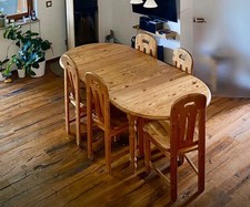 esszimmer tisch mit 6 stühlen set