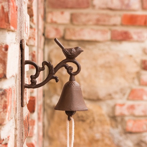 Gartenglocke mit vogel glocke - mit, vogel,