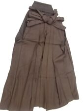 ⛩?? JAPANISCHE HERREN KIMONO HOSE HAKAMA AUS 100% SEIDE ROCKTYP ANDON ??⛩