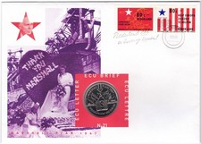 Niederlande Numisbrief Nr.21 1997 mit ECU "Marschallplan" UNC. RARE