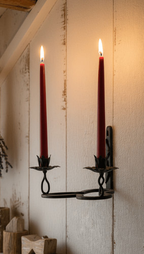 Wandkerzenhalter hufeisen - wandkerzenhalter,