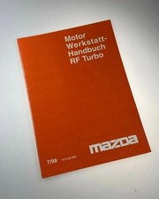 MAZDA Motor RF Turbo Werkzeug Spezial Instandsetzung 07/98 Werkstatthandbuch