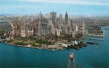 Manhattan Isle of New York Aerial view