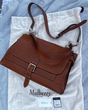 Mulberry Chiltern Satchel Oak Damen Handtasche Schultertasche TOP