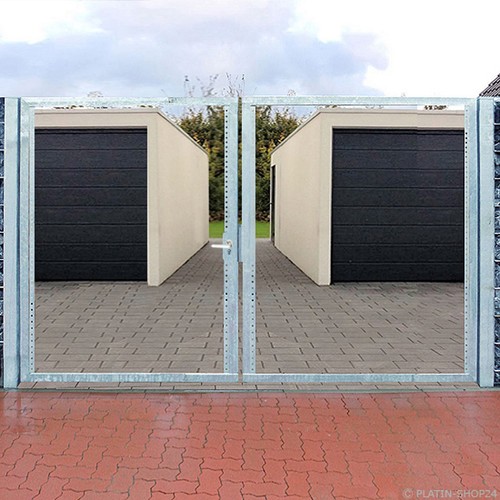 Einfahrtstor flügelig - einfahrtstor, 2-flügelig
