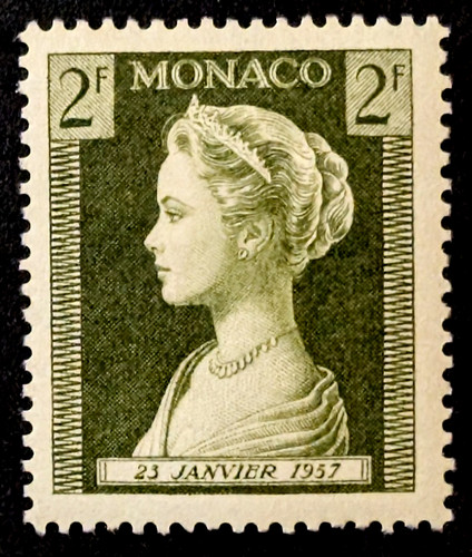 Monaco 1957 mi570 - 1957, fürstin