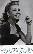 Hertha Feiler-Rühmann+ - seltenes original Autogramm auf Karte