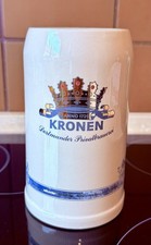 Bierkrug / Maßkrug Kronen Dortmunder Privatbrauerei