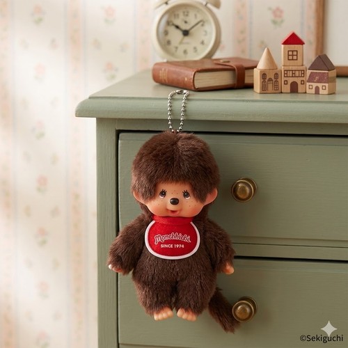 Monchhichi brown girl plush - ss,