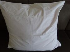 Kissenbezug Paradekissen weiß Landhaus Shabby Chic bestickt Blume ca. 70 x 75 cm