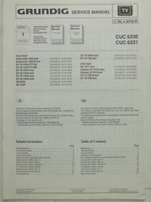 Grundig service manual cuc - tv,