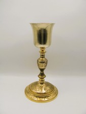 Messkelch Frankreich Kuppa Silber vergoldet, Schaft und Fuss Metall vergoldet