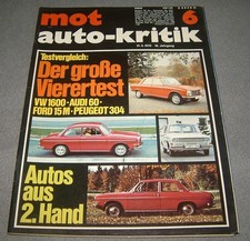 MOT 6/1970 VW 1600 – Audi 60