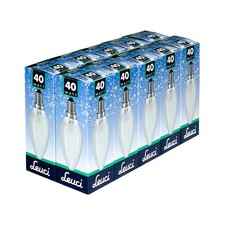 10x Leuci Glühbirne Kerze 40W
