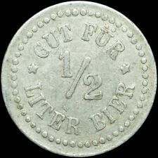 BIERMARKE: 1/2 Liter Bier. "K B" - KARMELITER-BRÄU BAD NEUSTADT (SAALE) / BAYERN