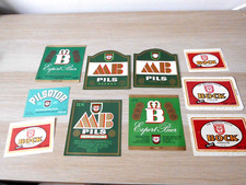 10 Bieretiketten - DDR aus