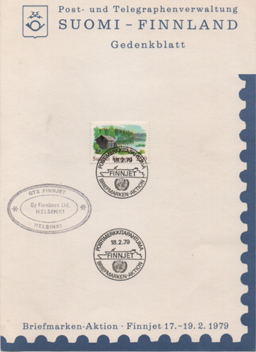 Finnland 1979 gedenkblatt - finnland,