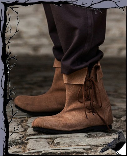 Mittelalter stulpenstiefel aus - mittelalter,