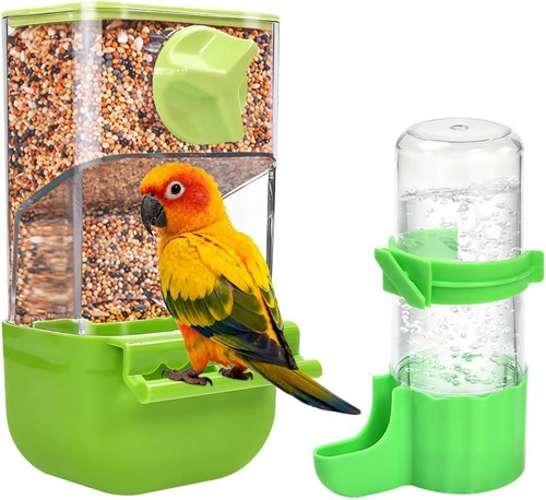 Vogelfutterspender set acryl - vogelfutterspender,