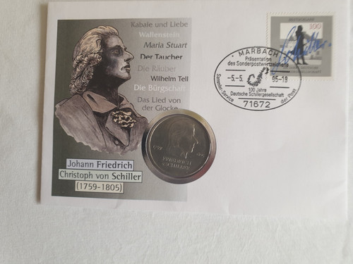 Numisbrief ehren dichter - zu,