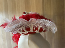 Köln Alaaf Dreieck Dreispitz Hut Rot-weiss Karneval