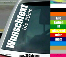 30cm Wunschtext Aufkleber selbst gestalten Autosticker  Name Schriftzug Geschenk