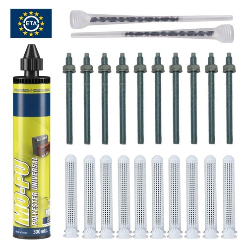 Set injektionsmörtel 10x - 1x, +
