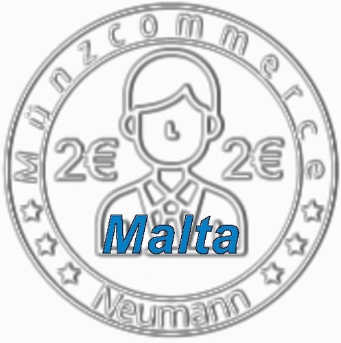 Malta euro gedenkmünze - malta,