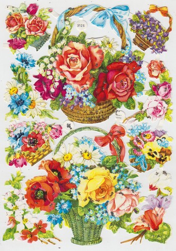 Glanzbilder blumen und - glanzbilder:,