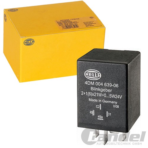 Hella blinkgeber relais - blinkgeber, 24v