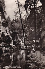 Postkarte - Sächs. Schweiz / Hinterhermsdorf - Bootsstation (20)